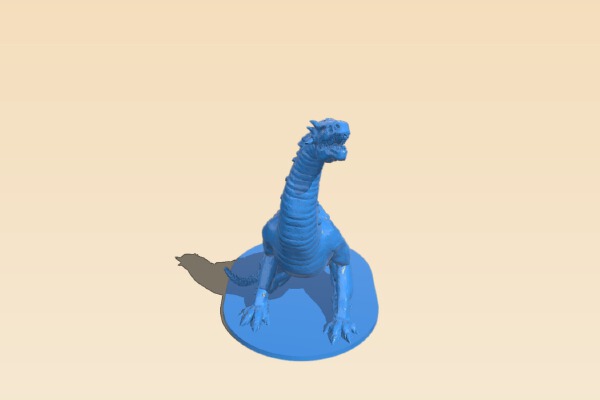 Earth dragon | 3d print model