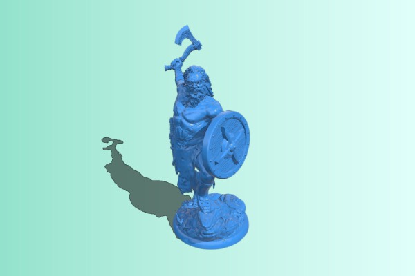 Azogson Viking Berserk Warrior | 3d print model