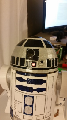 R2D2 - Non Electronic Version | 3d print model