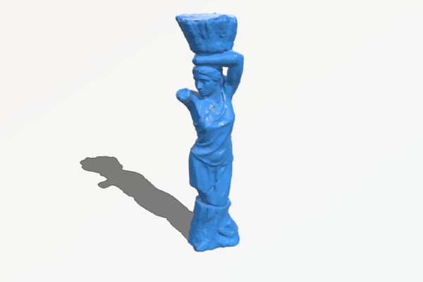 "Caryatid" By Peter Crompton 8' Concrete Sculpture #SeeTheWorld | 3d print model