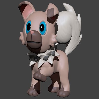 Rockruff (Pokemon) | 3d print model
