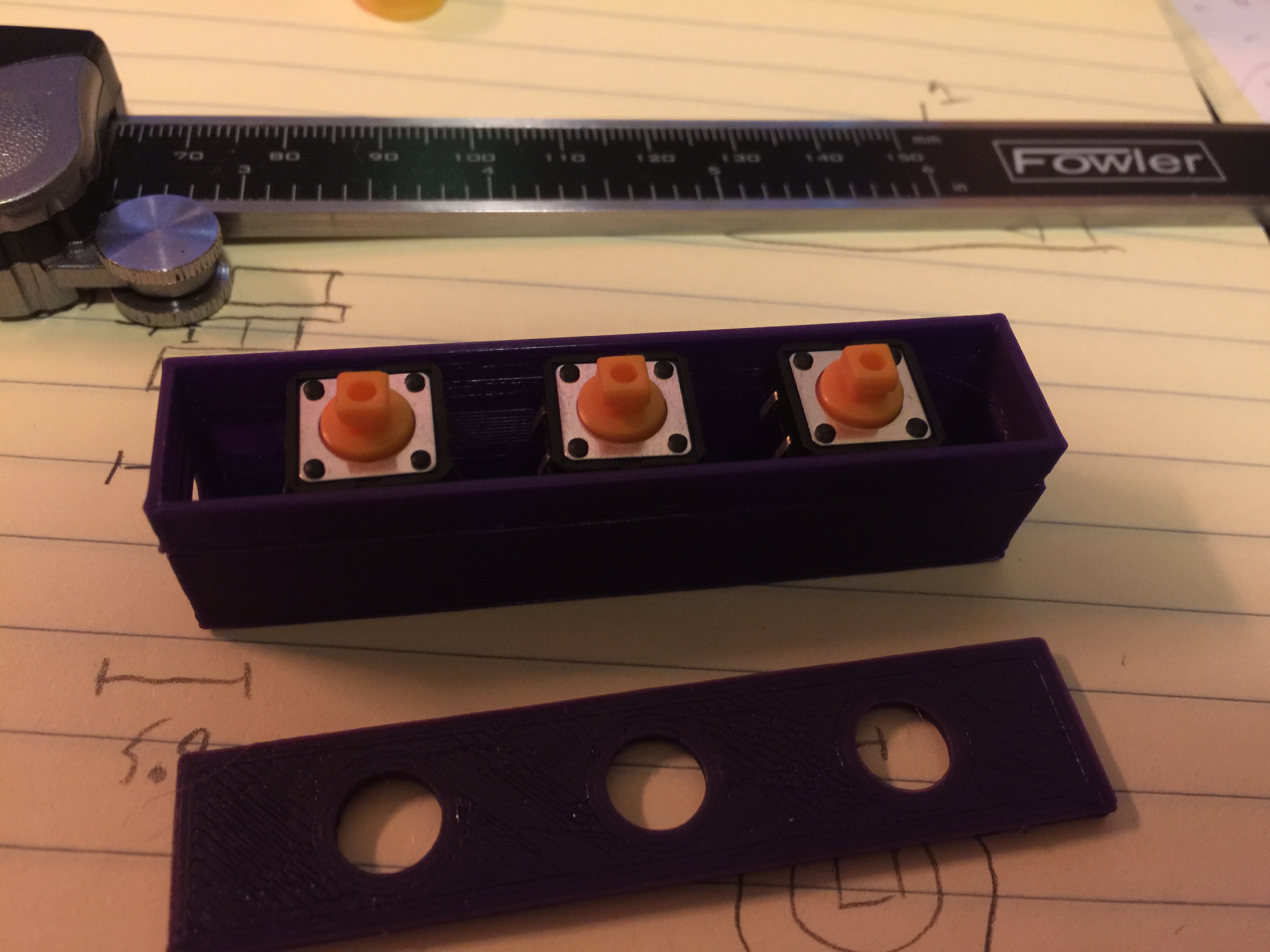 Arduino Button Housing