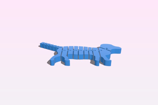 Flexi Dachshund | 3d print model