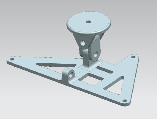 Projector ceiling mount for Benq W600+ | 3d print model