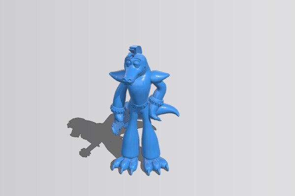 Montgomery Gator Figure | 3d print model