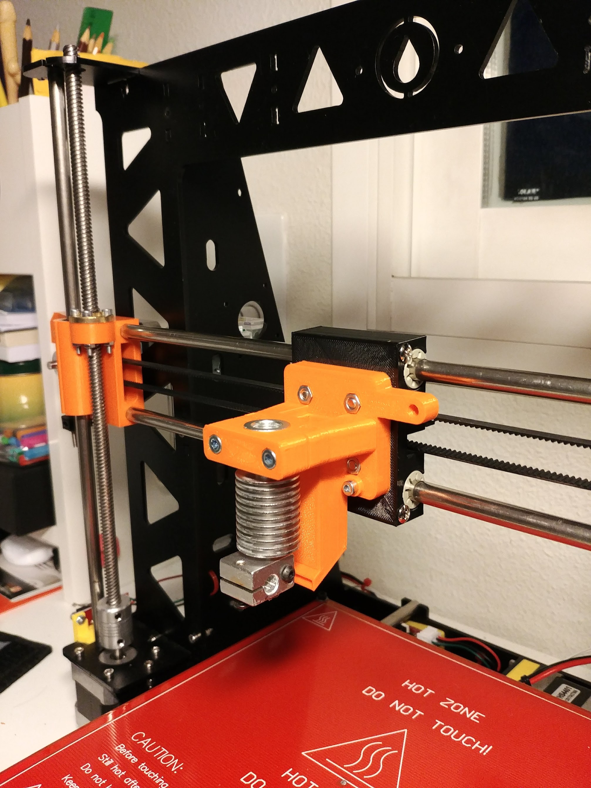 E3Dv6 Bowden X-carriage mount v2 for Prusa i3 (Toolson Edition)