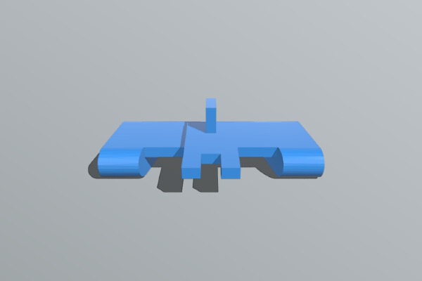 Bosch rotation direction button | 3d print model