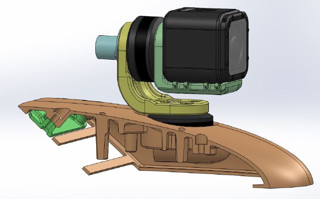 Mini Talon Roll, Pan Gimbal Storm32 Canopy | 3d print model
