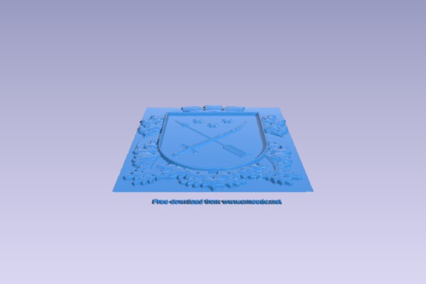 Coat of arms of Dnipro | 3d print model
