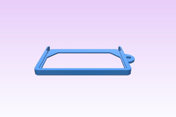 Lanyard Badge Holder | 3d print model