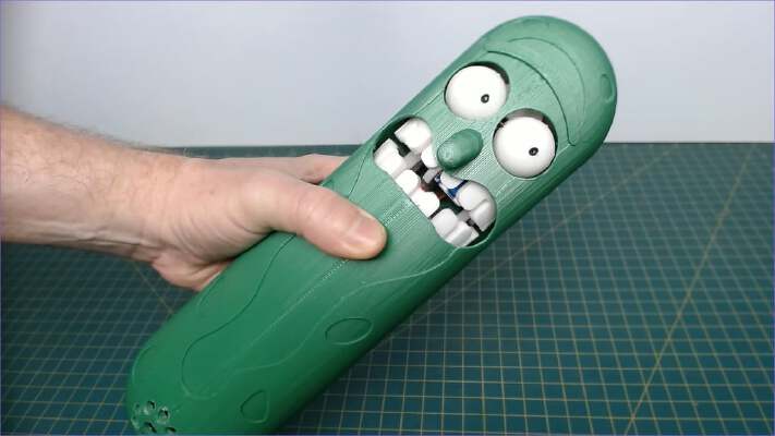 Animatronic Pickle Rick | 3d print model