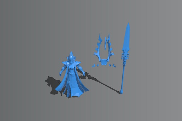Farseer  psyker - eldar - tm | 3d print model