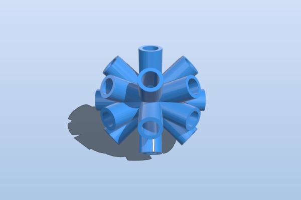 The Urchin desktop pen and pencil holder | 3d print model