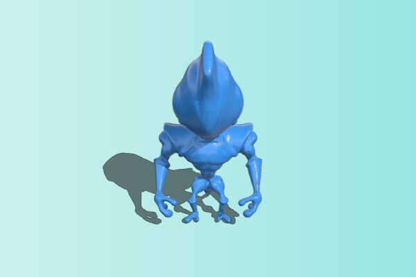 Space Lizard Two | 3d print model