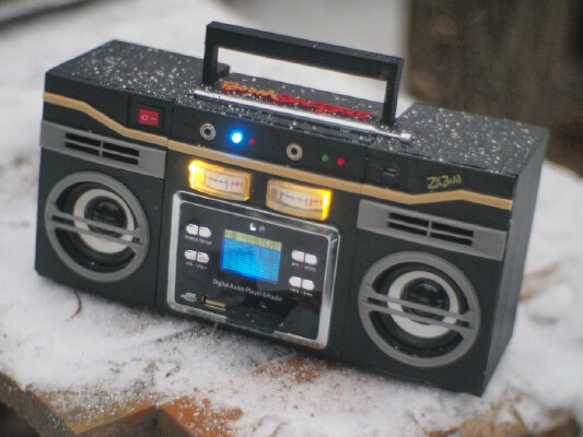 Boombastic - portable old school music player | 3d print model