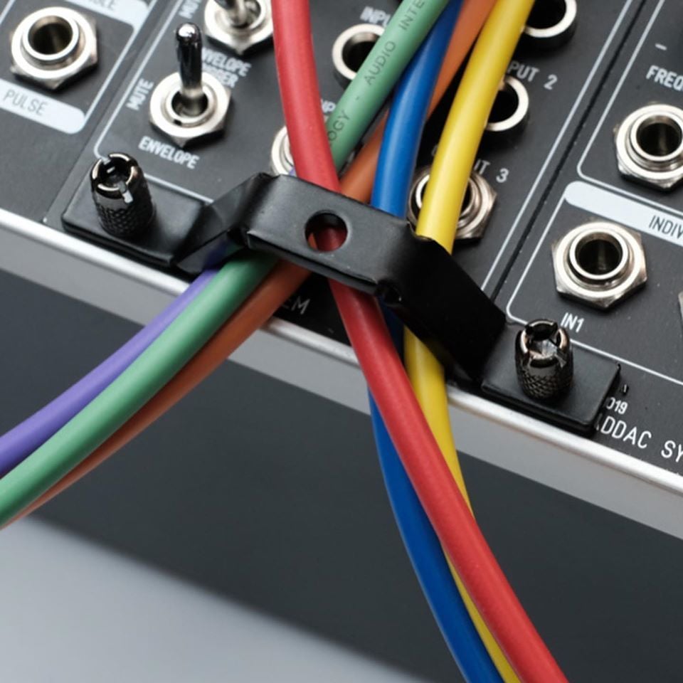 customizable eurorack cable organizer