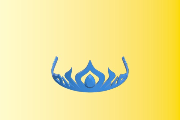 Snow Princess Diadem | 3d print model