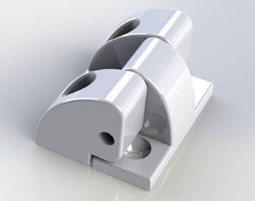 Beefy Hinges for 2020 Aluminium Extrude | 3d print model