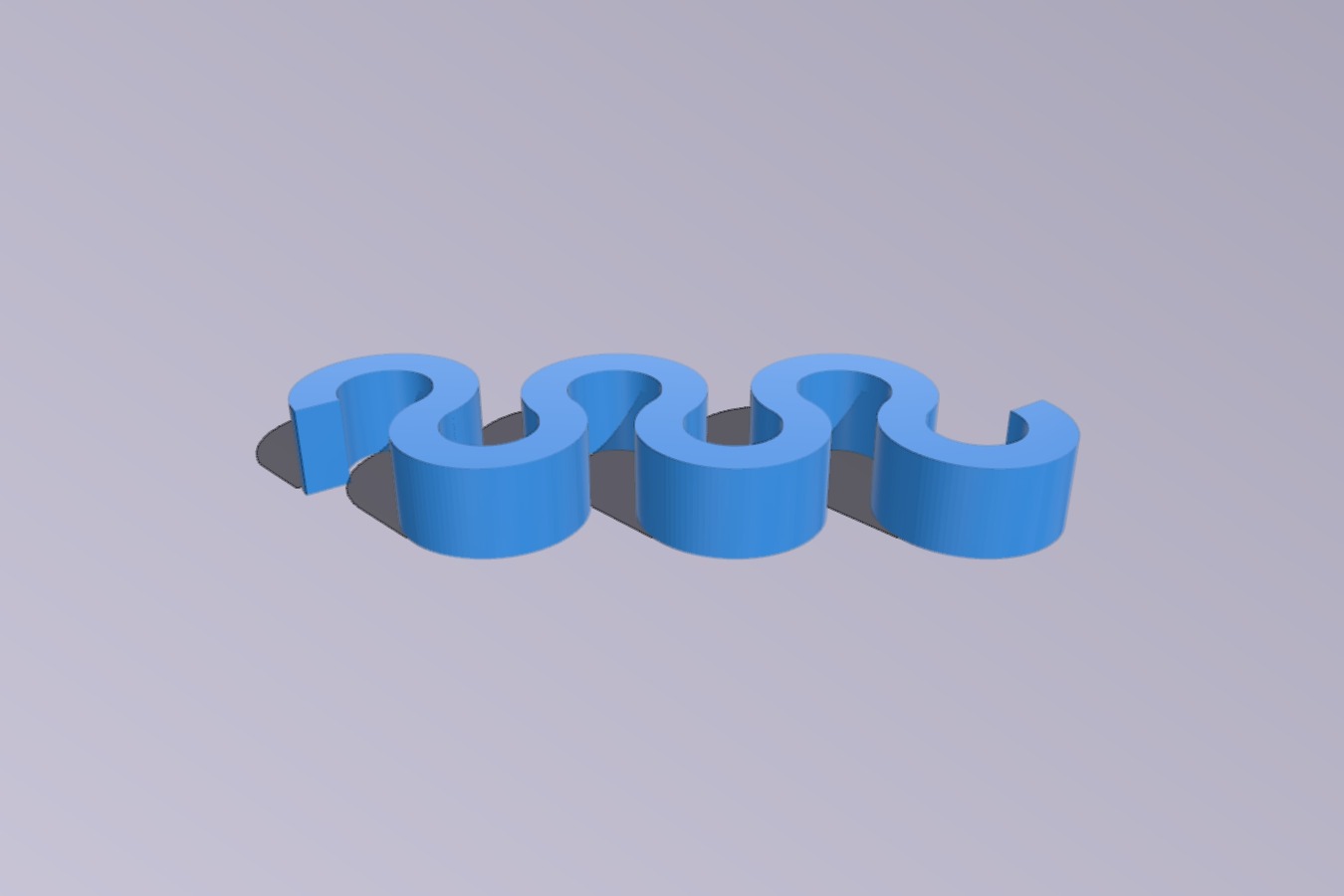 Parametric Curvy Flat Spring
