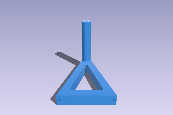 TAZ5 _ TAZ6 Reduced Footprint Side mount Spool Holder | 3d print model