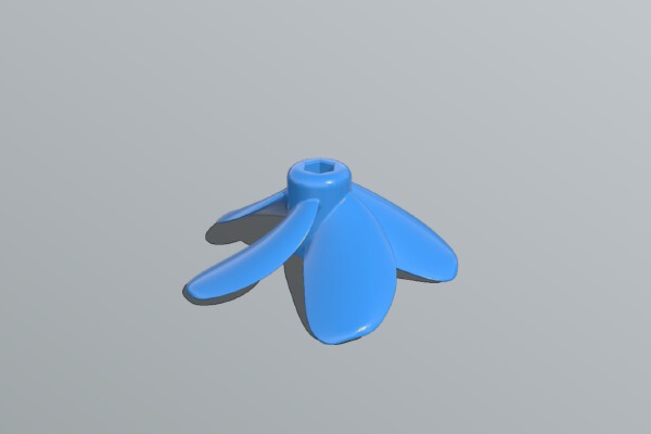 Boat Propeller for Cordless Skrewdriver II | 3d print model