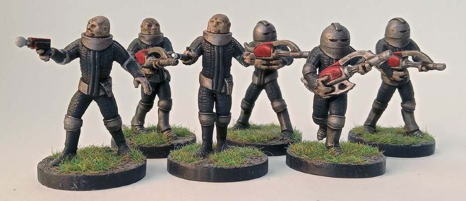 Classic Doctor Who Sontarans | 3d print model