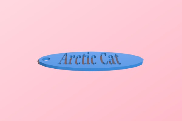 Arctic Cat Key Chain @ArcticCatSnowMobiles | 3d print model