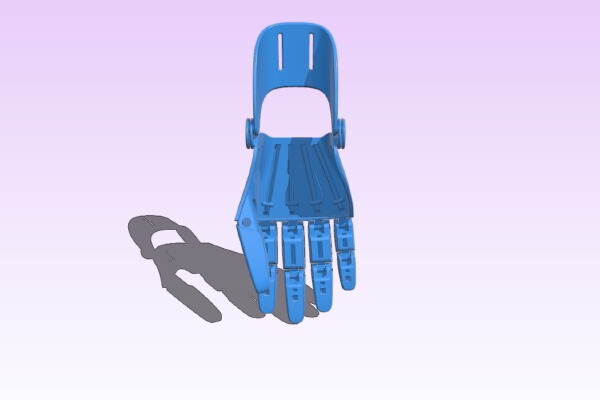 Partial Hand Prosthesis | 3d print model