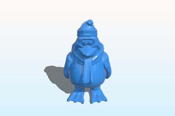 pingquin cartoon | 3d print model