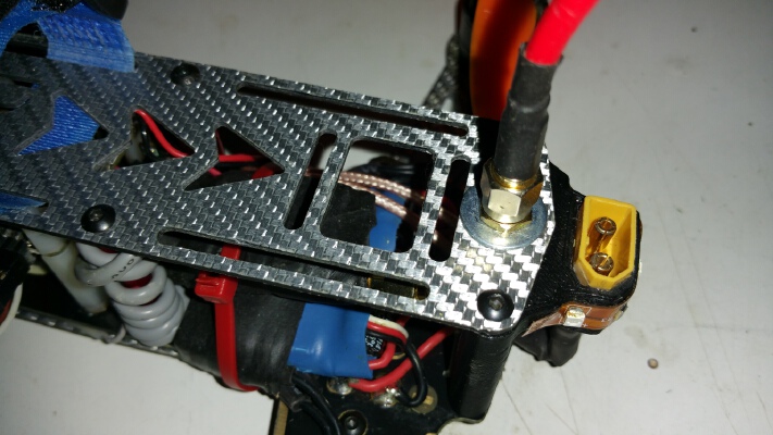 Diatone 250 _ Support prise XT60 | 3d print model