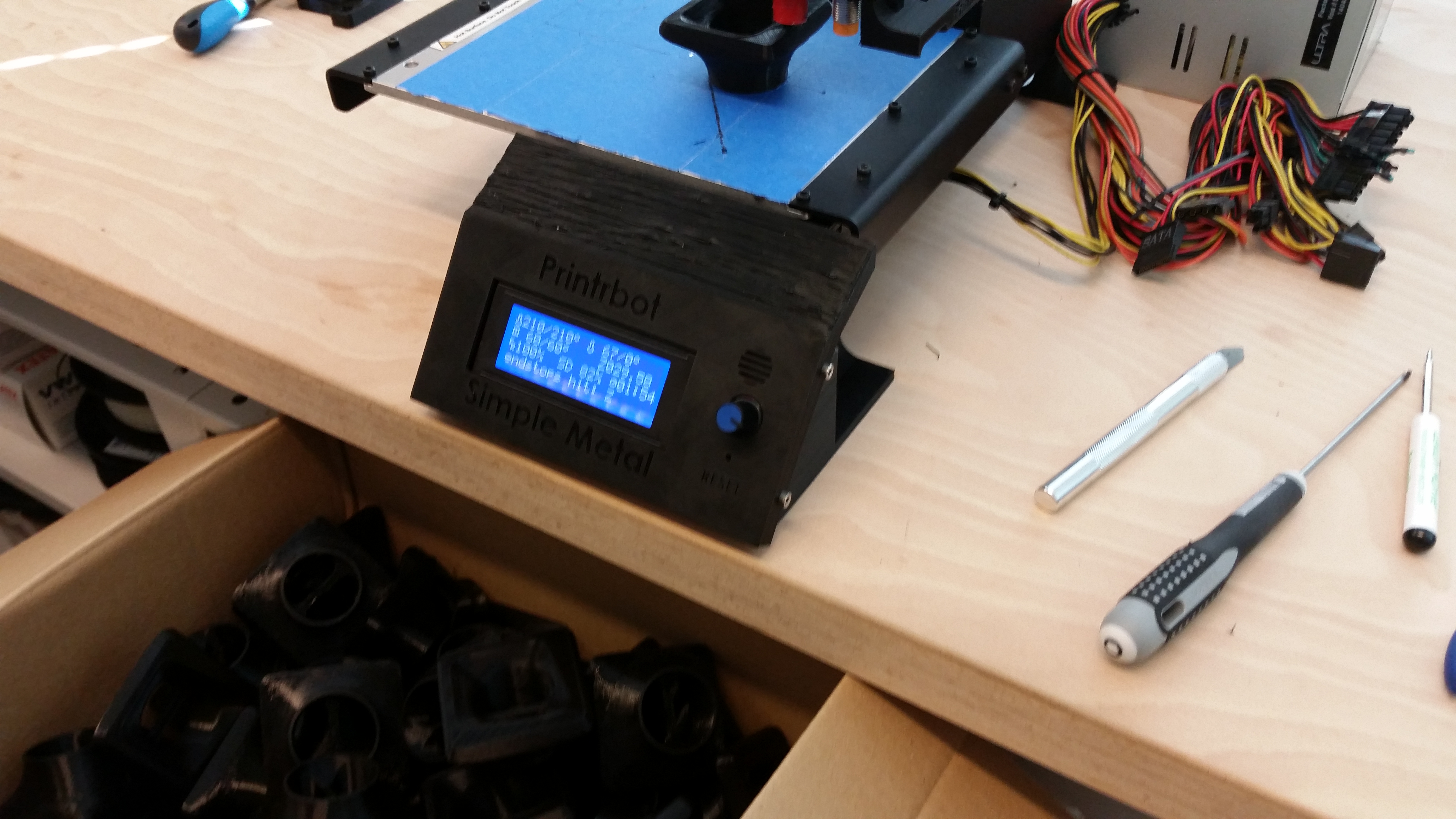 LCD Screen Printbot metal simple