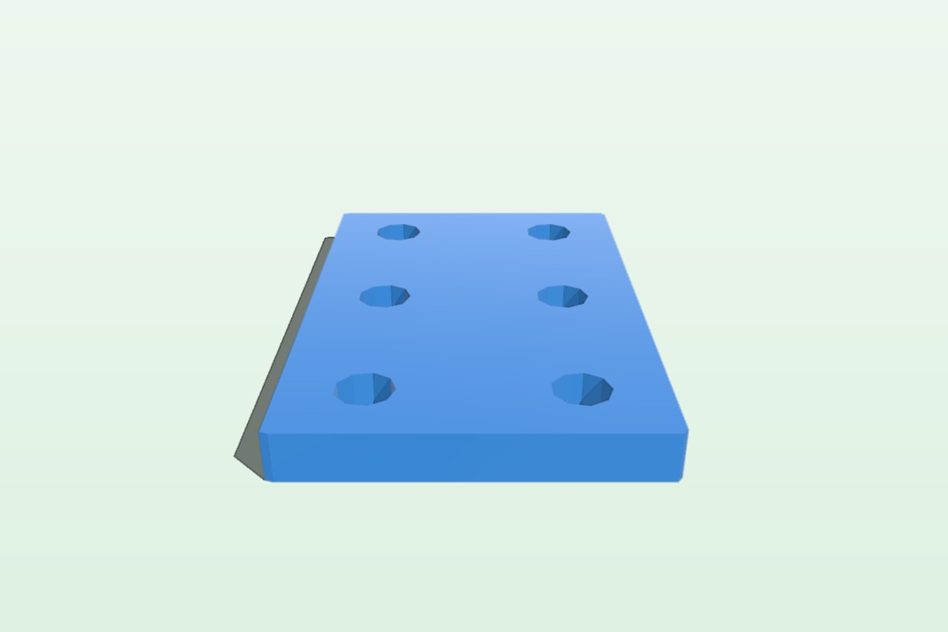 6 hole extrusion joining plate