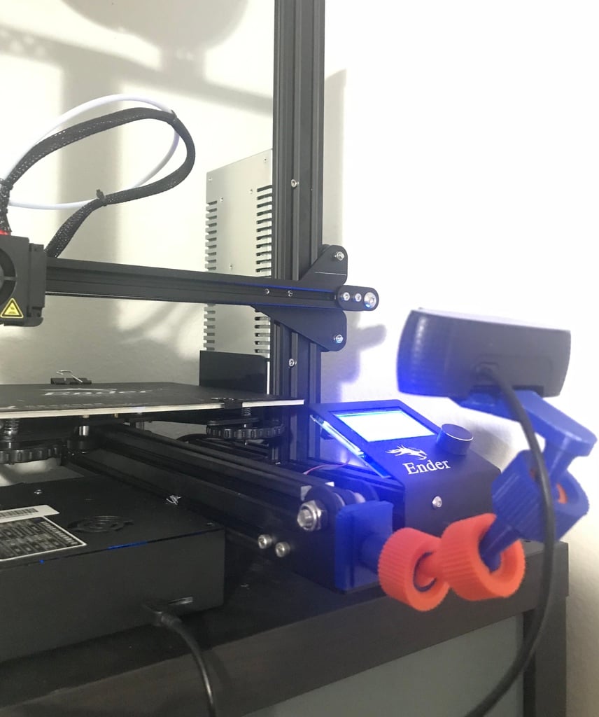 No Hardware ender 3 mount for Logitech C920