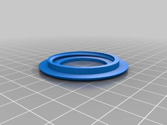 My Customized Parametric Hole Grommet & Snap-in Flush Cover | 3d print model