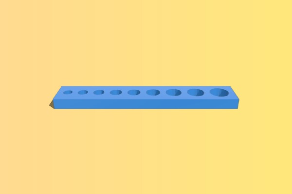 Parametric Series of Polyholes | 3d print model