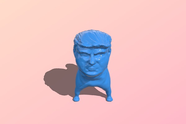 Trump Dog | 3d print model