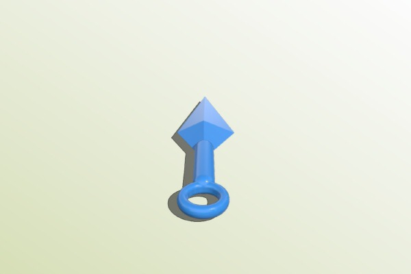 Kunai throwing knife | 3d print model