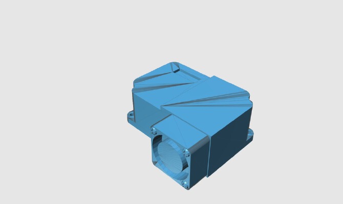 Plantower PMS3003 dust sensor model | 3d print model
