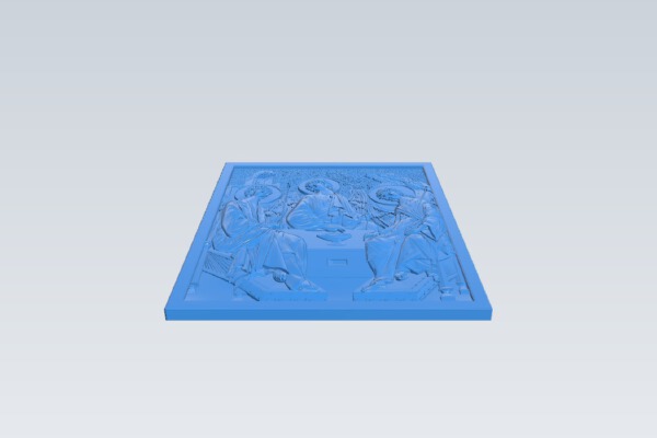 The picture of the three angels | 3d print model