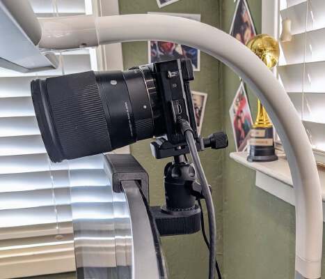 DSLR as a Webcam: monitor mount | 3d print model