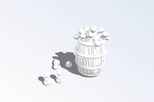 Plumbus Barrel | 3d print model