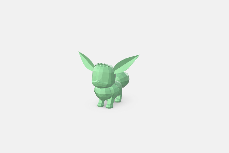 Pokemon Eevee | 3d print model