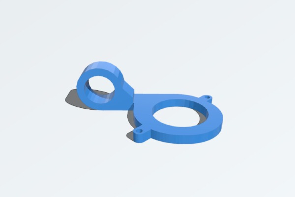 Anet A8 Front Fan Sensor Mount 18 mm | 3d print model