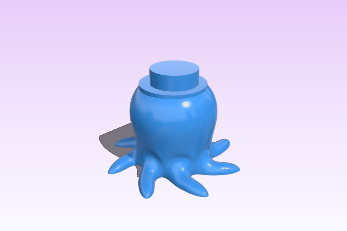 Cute Octopus Says Hello With A Top Hat