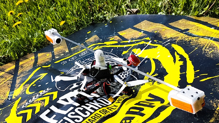 FPV Drone Selfie Stick Spinner for RunCam2 | 3d print model