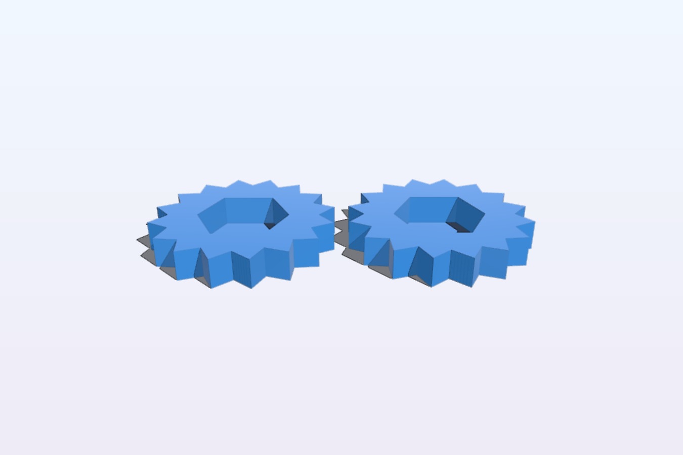 belt pulleys - 5mm gasket as belt