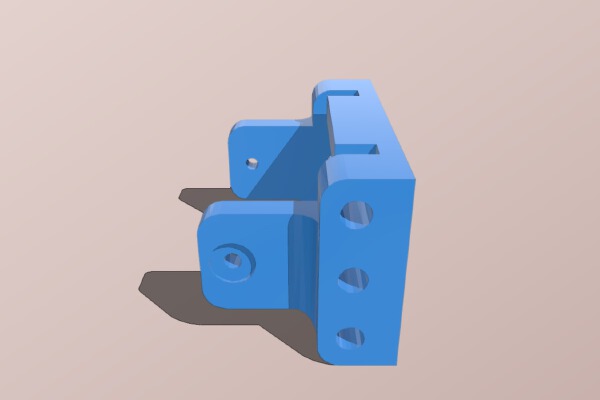 MicroCam Mount for standard dimension (all versions) | 3d print model