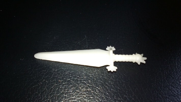 Solution: Glowing villain sword for Supernaturals minions (1980s) | 3d print model