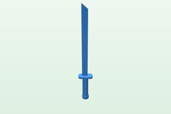 TMNT - Leonardo Sword | 3d print model