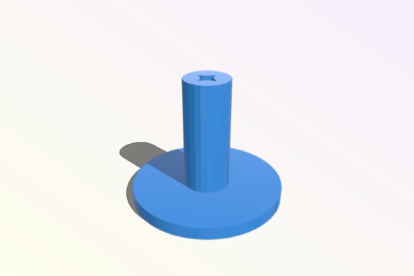 Golf tee support | 3d print model